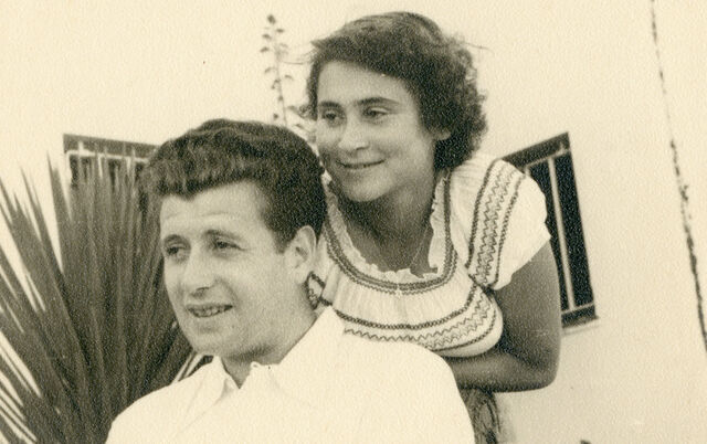 S manželem, 50. léta. Zdroj: archiv pamětnice